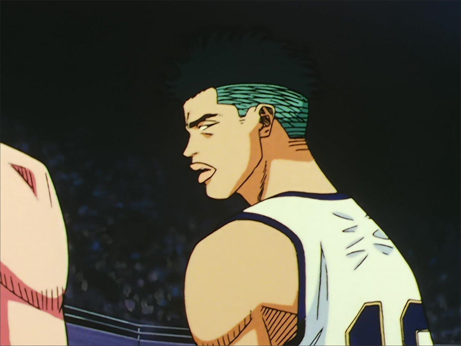 Still from Sakuragi Hanamichi comes to rescue!