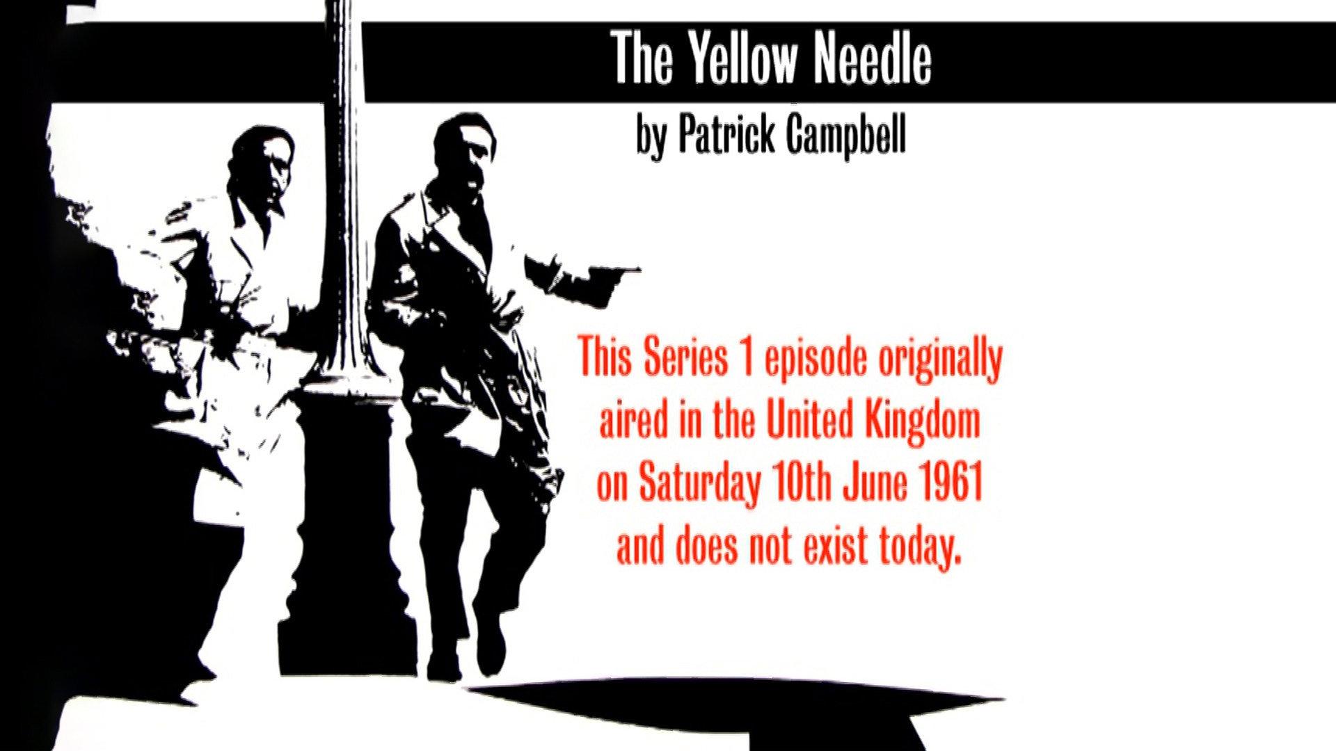 Still from Reconstruction of episode (3)  The Yellow Needle (s01e16)