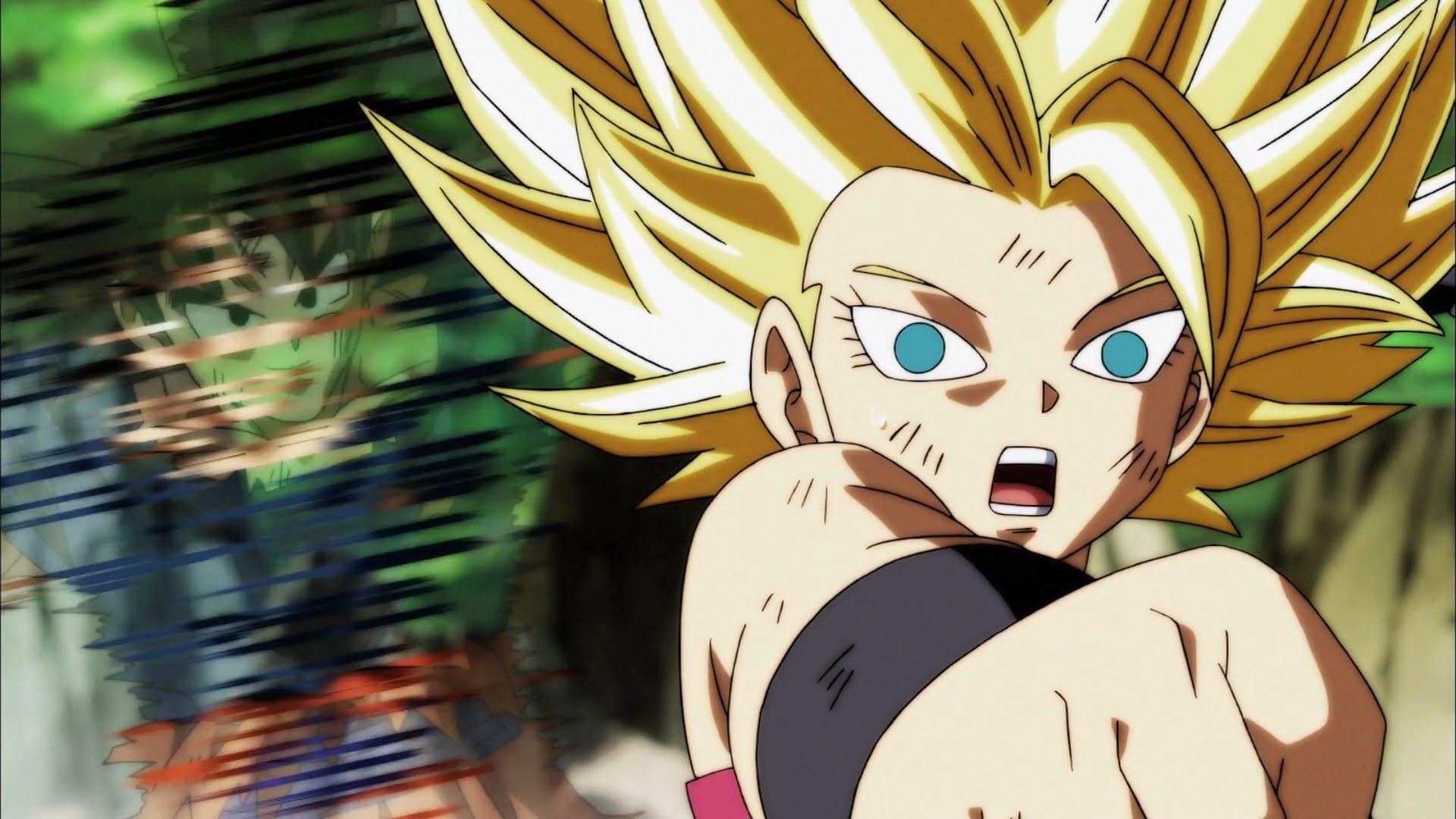 Still from With Great Joy! The Fighting Freak Saiyans' Battle Rejoined!