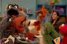 Still from Grouch Messing Machine