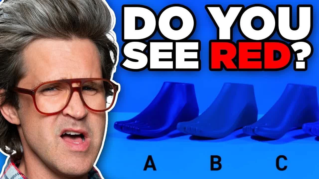Still from Can You Outsmart These Color Illusions?