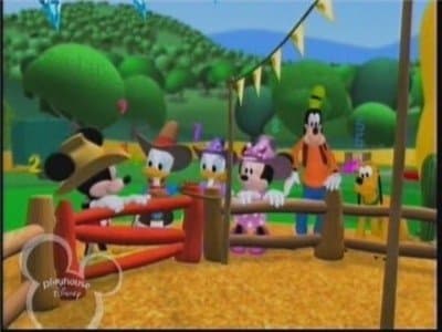 Still from Mickey's Round Up