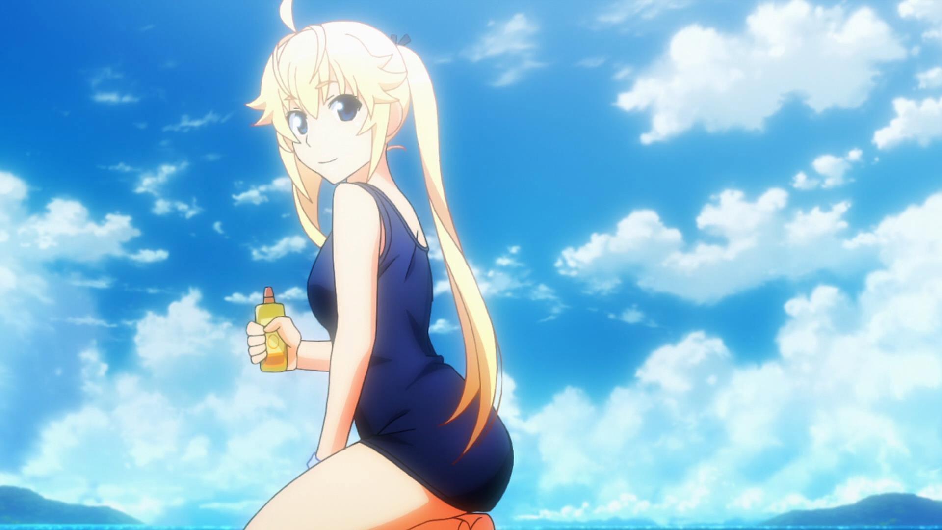 Still from Michiru Edition “How To Enjoy the Sea Tsundere-Style”