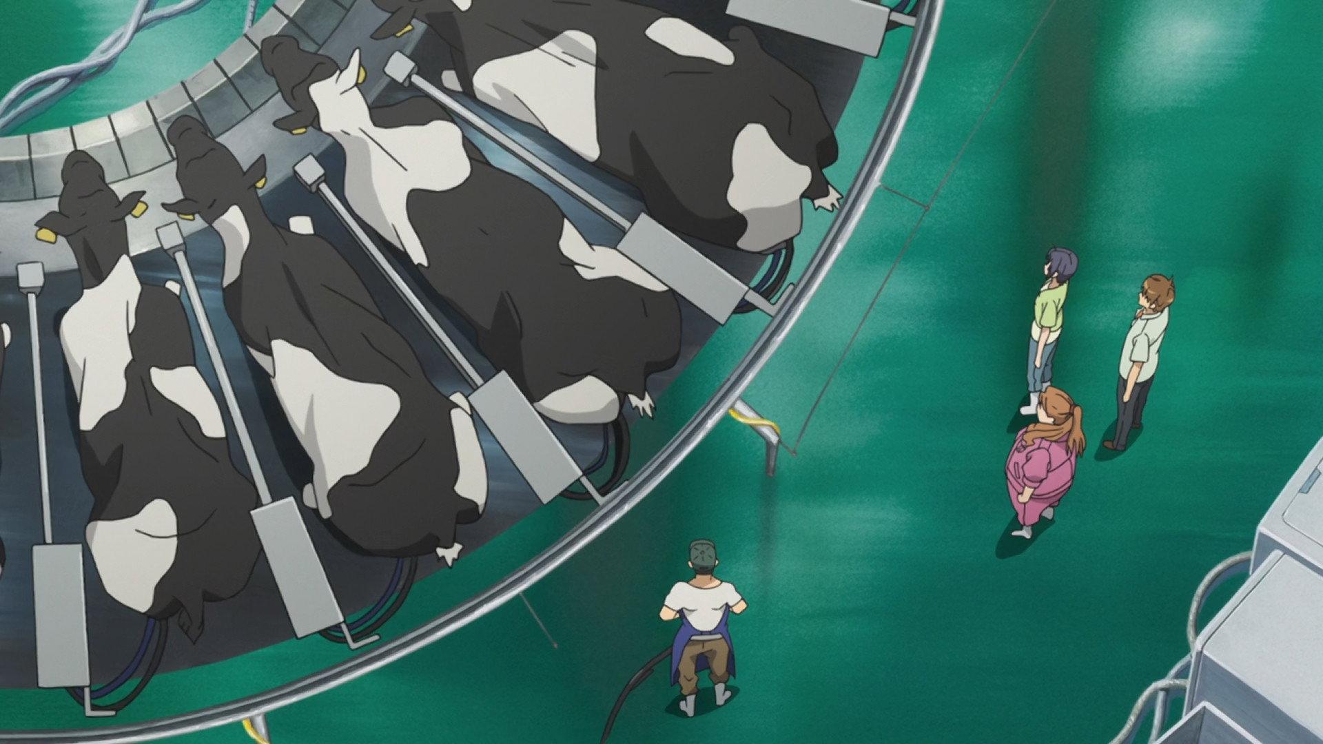 Still from Hachiken Goes to Giga Farm