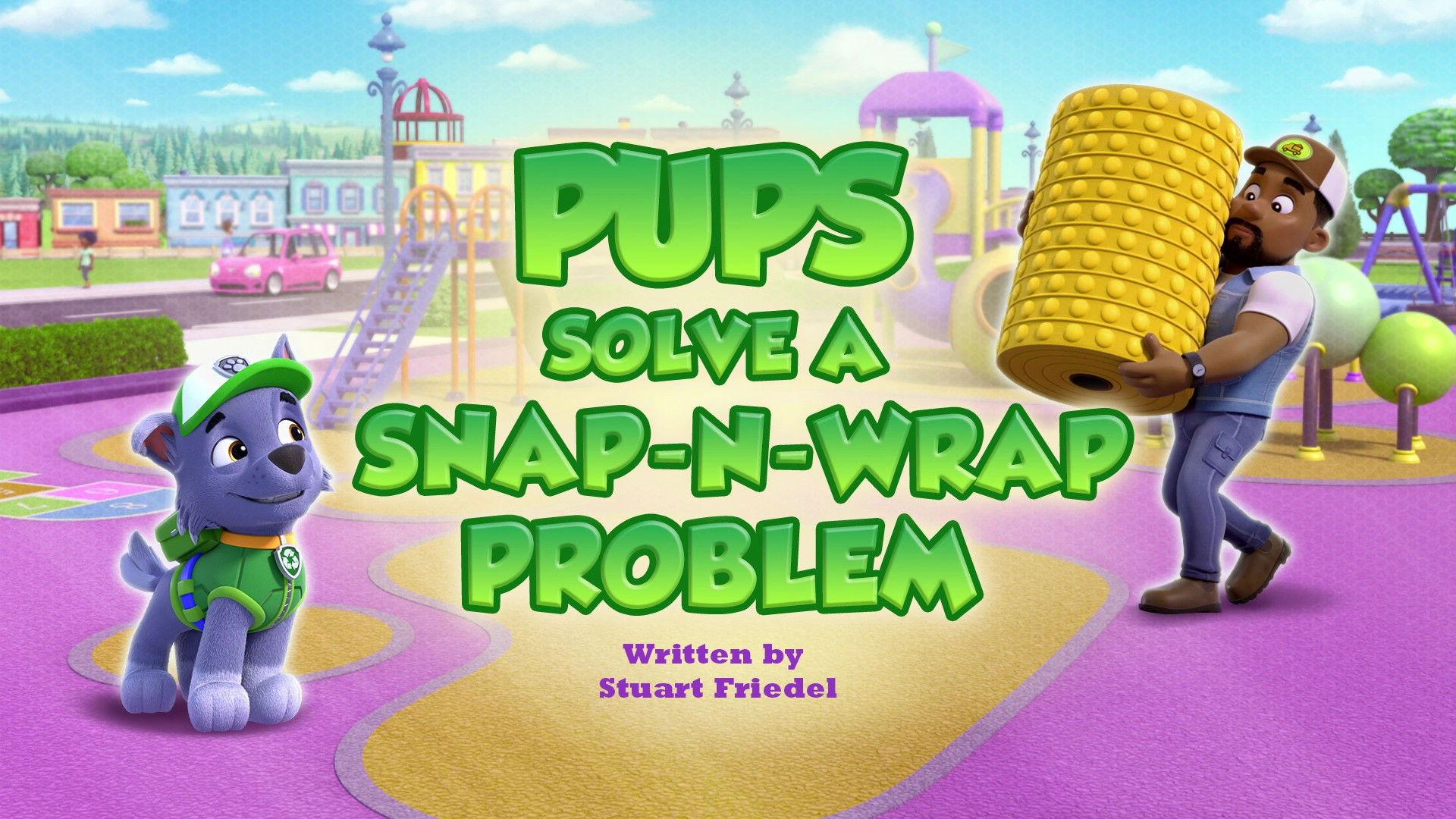 Still from Pups Solve a Snap-N-Wrap Problem