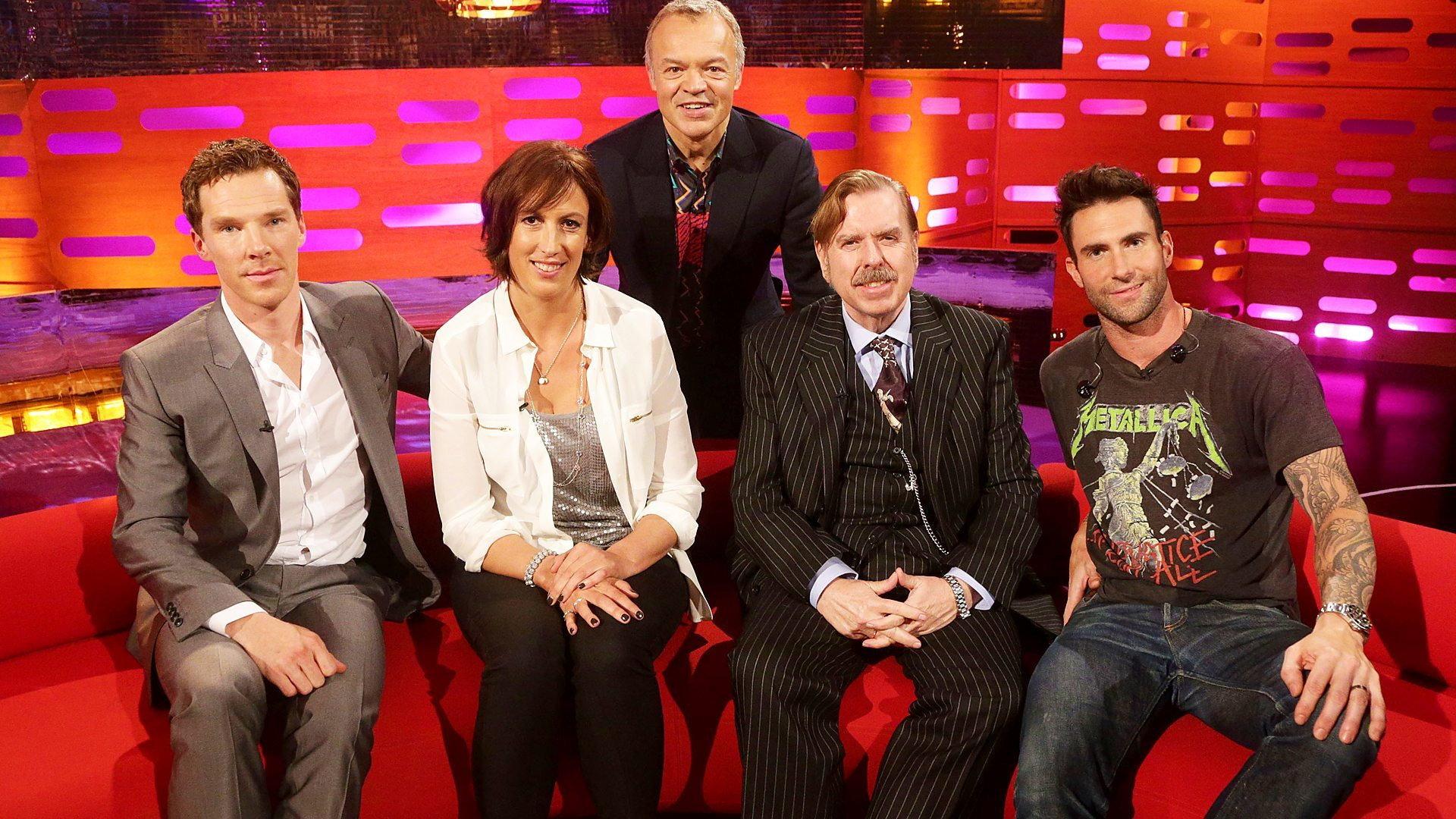 Still from Benedict Cumberbatch, Timothy Spall, Miranda Hart, Maroon 5