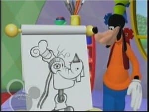 Still from Mickey's Art Show