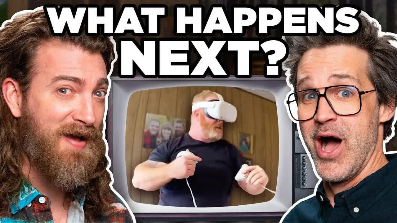 Still from Reacting to Unexpected VR Fails
