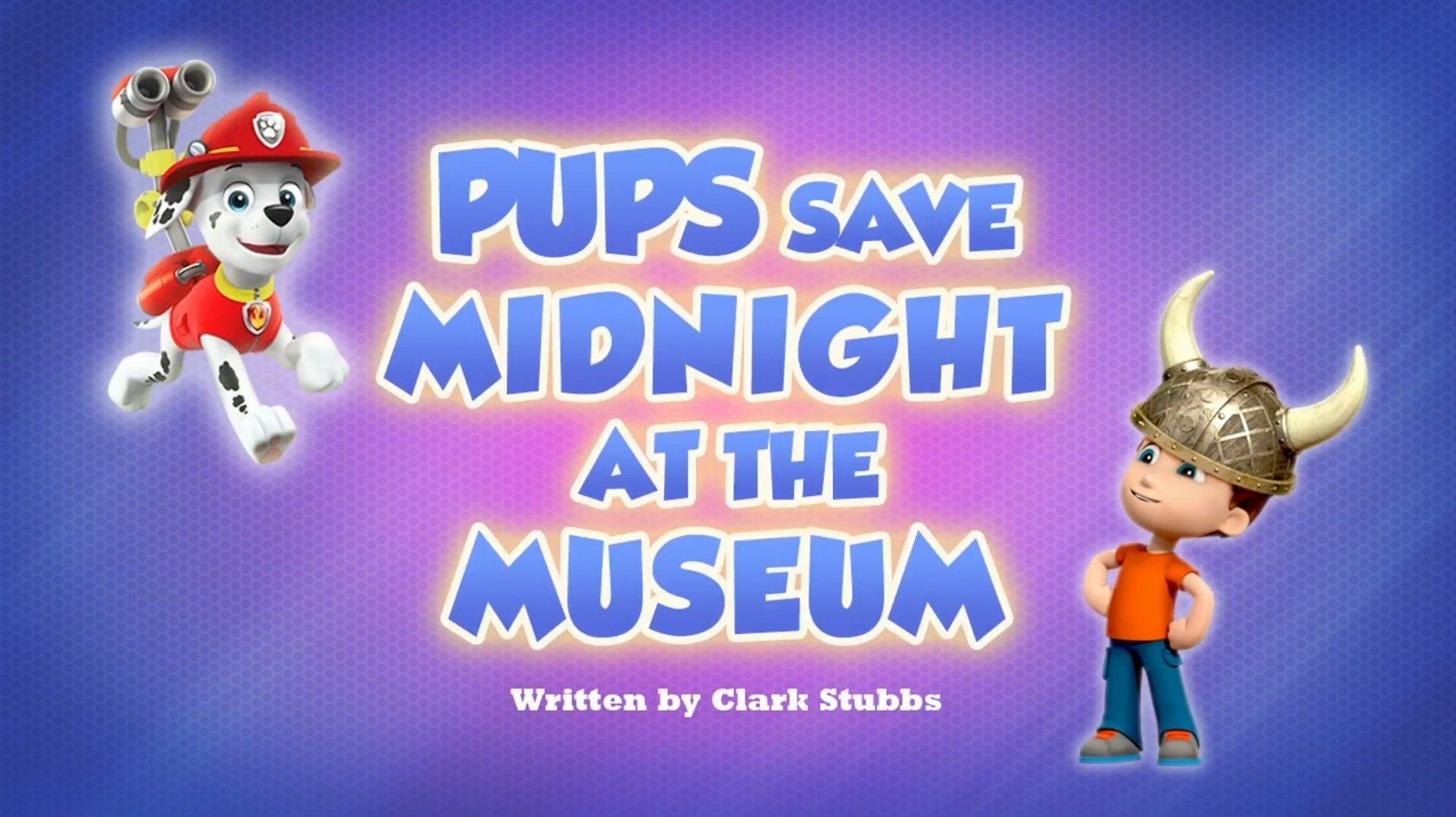 Still from Pups Save Midnight at the Museum