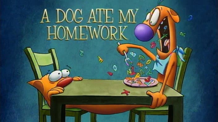Still from A Dog Ate My Homework