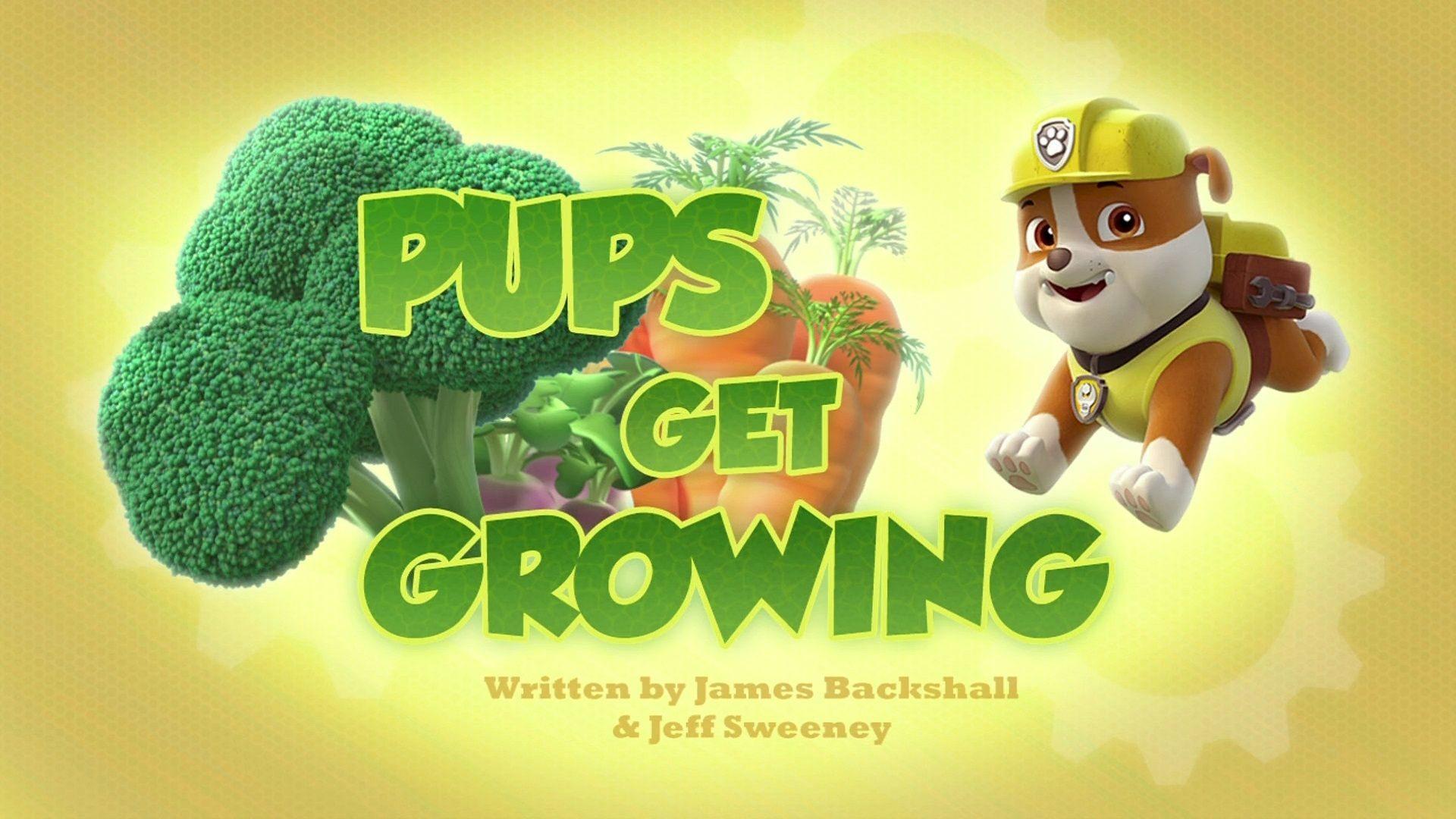 Still from Pups Get Growing