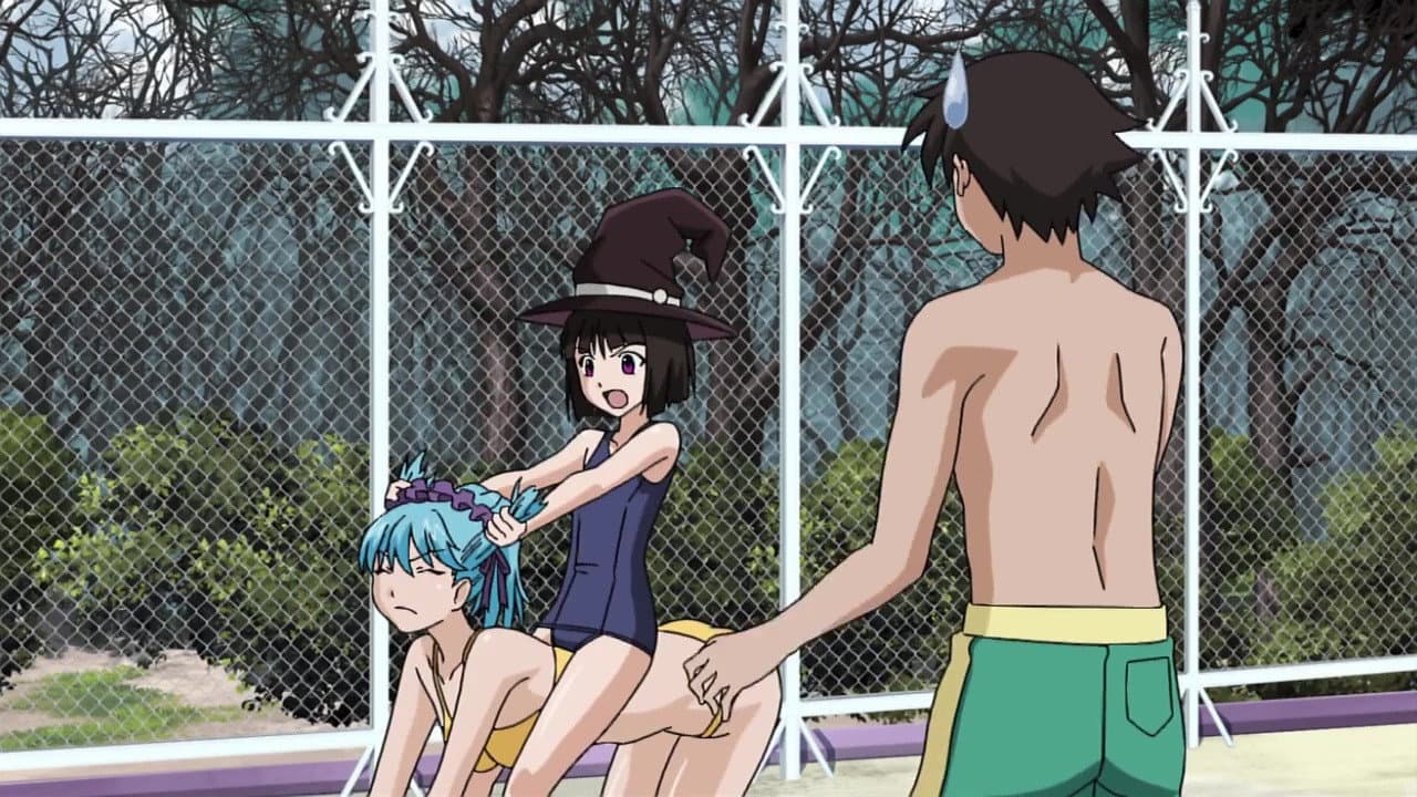 Still from School Swimsuits and a Vampire