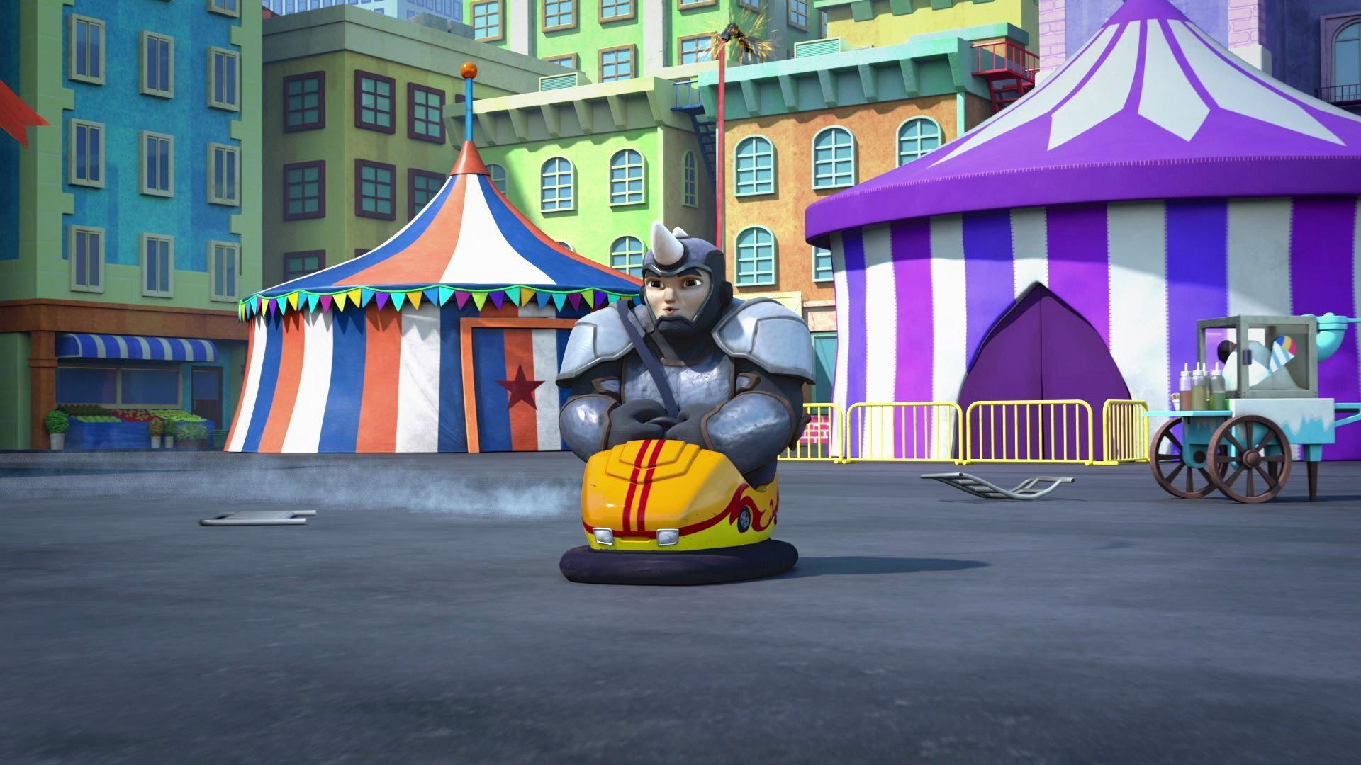 Still from Road Raging Rhino
