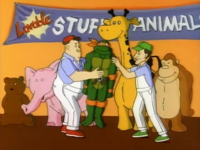 Still from Michaelangelo Toys Around