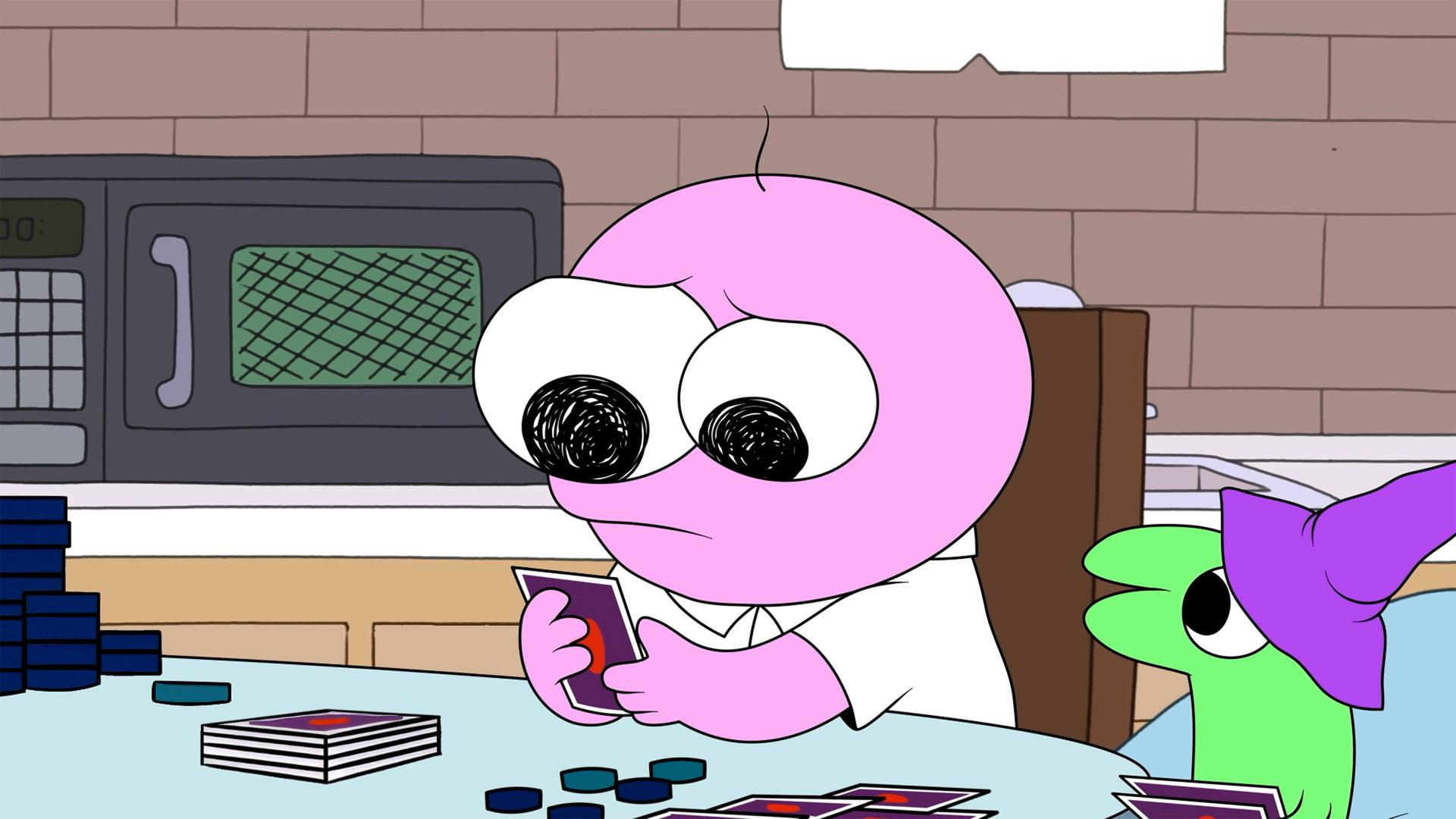 Still from Smiling Shorts: Card Game