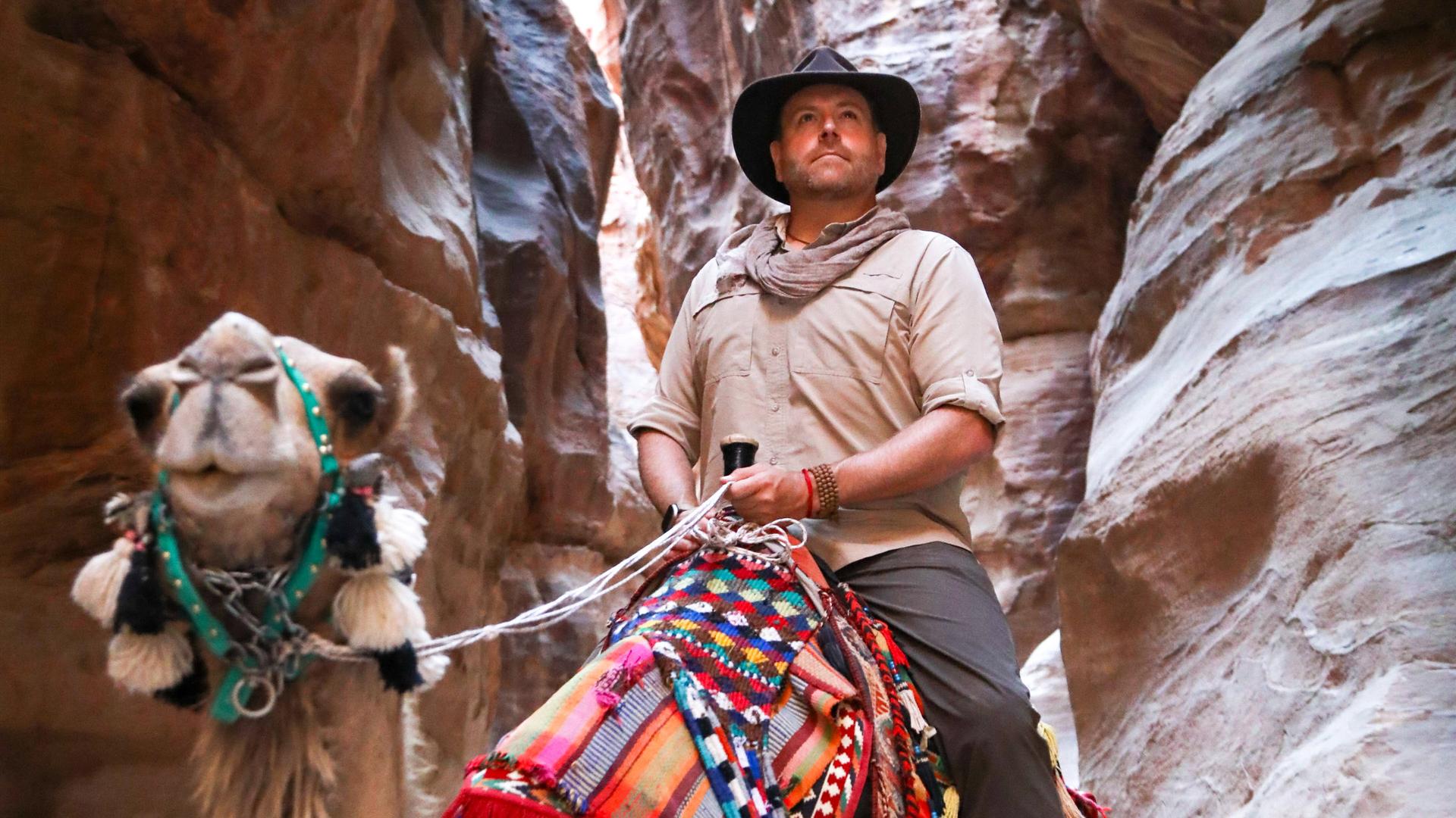 Still from Hunt for Petra's Lost Tombs