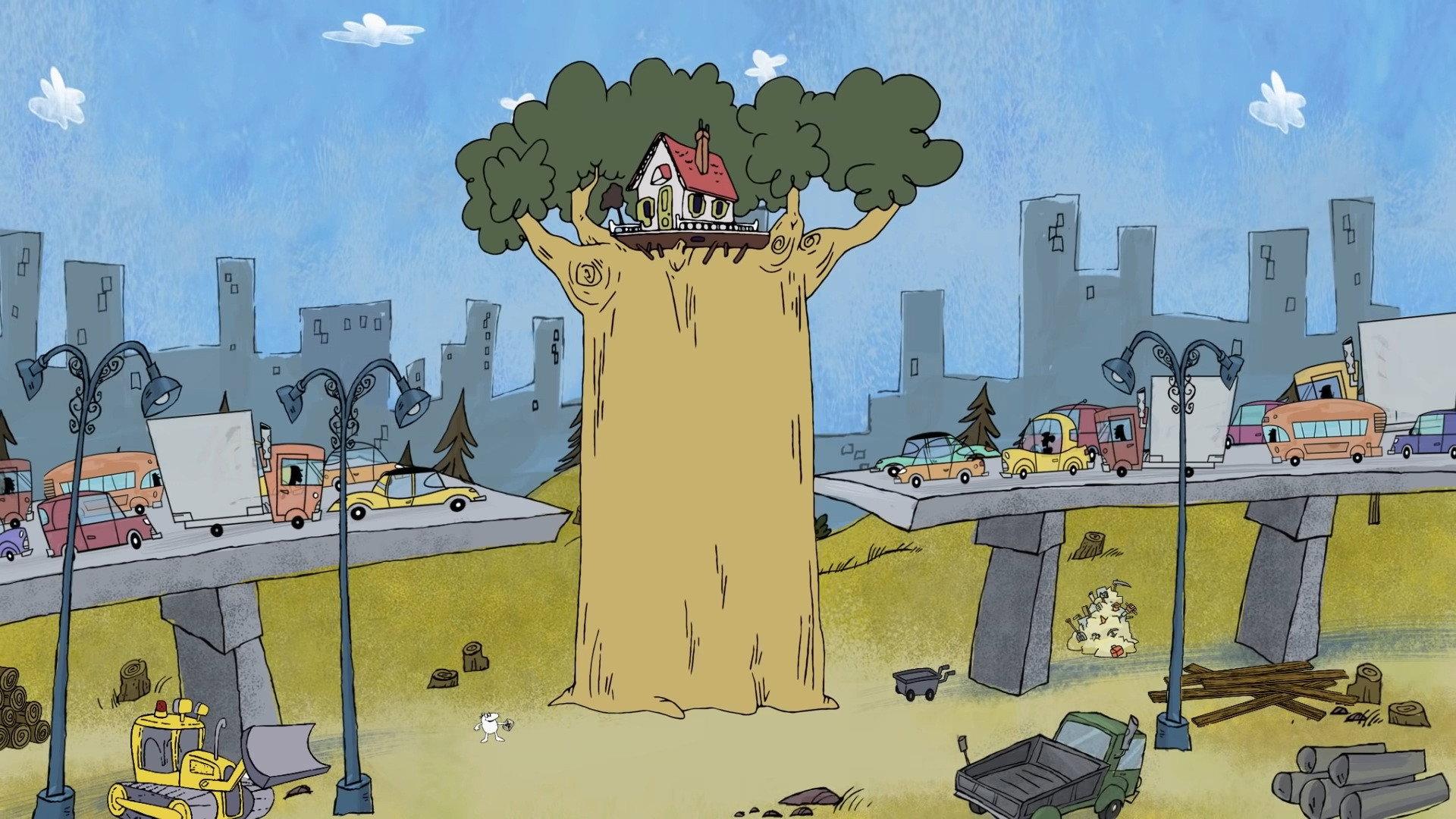 Still from The Mighty Pinkwood Tree