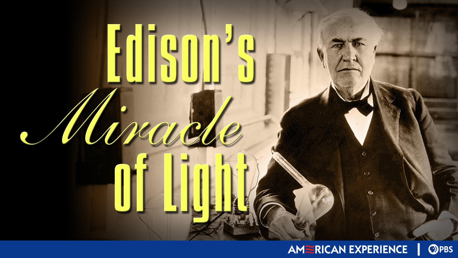 Still from Edison's Miracle of Light