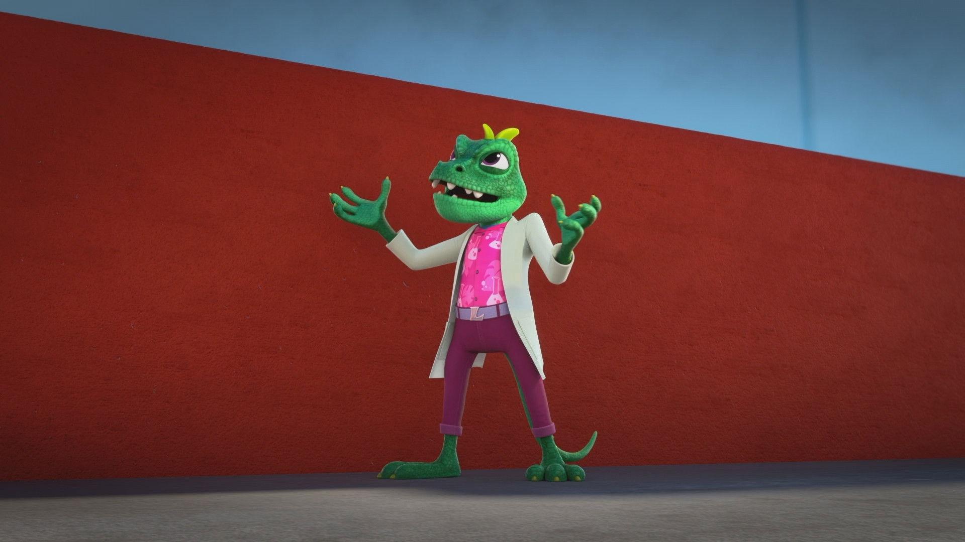 Still from Giant-Sized Lizard