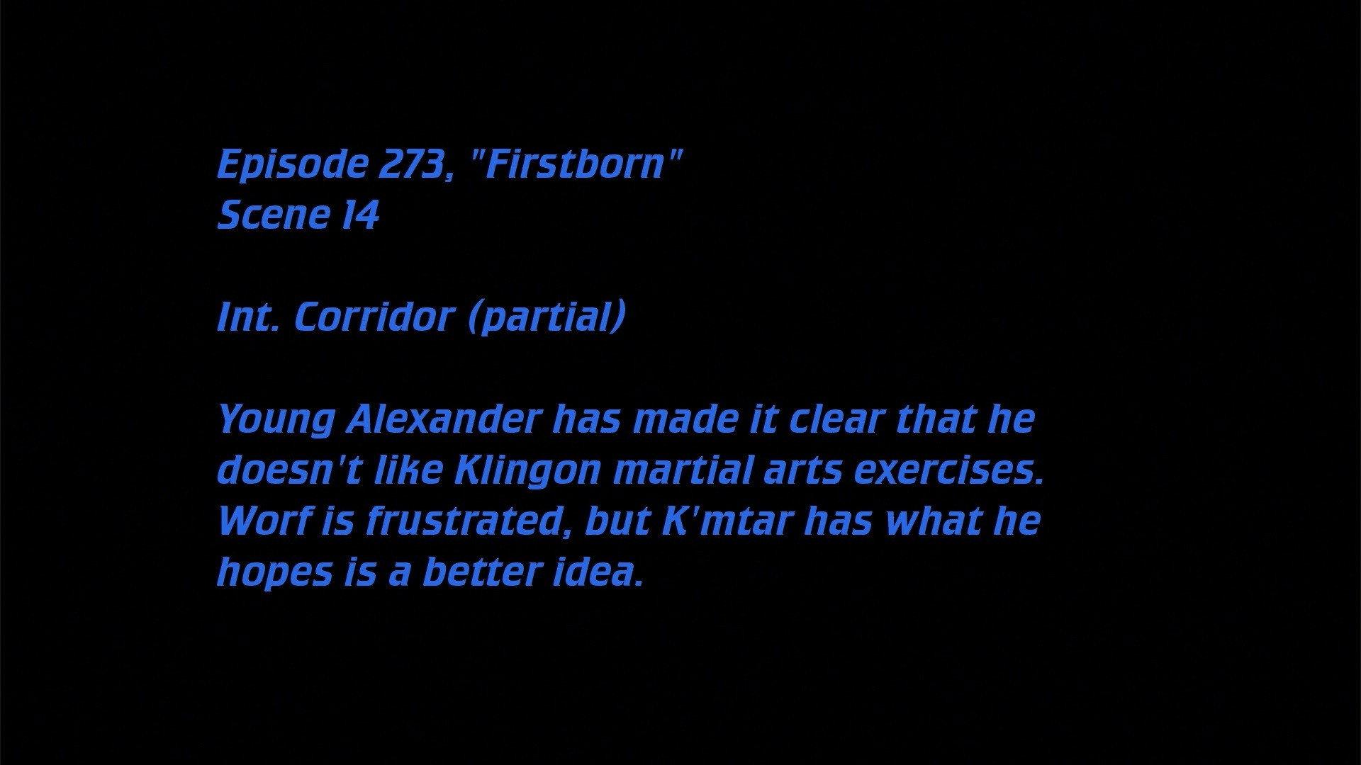 Still from Deleted Scenes: S07E21 – Firstborn