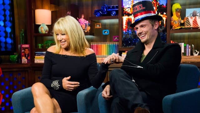 Still from Nick Carter & Suzanne Somers