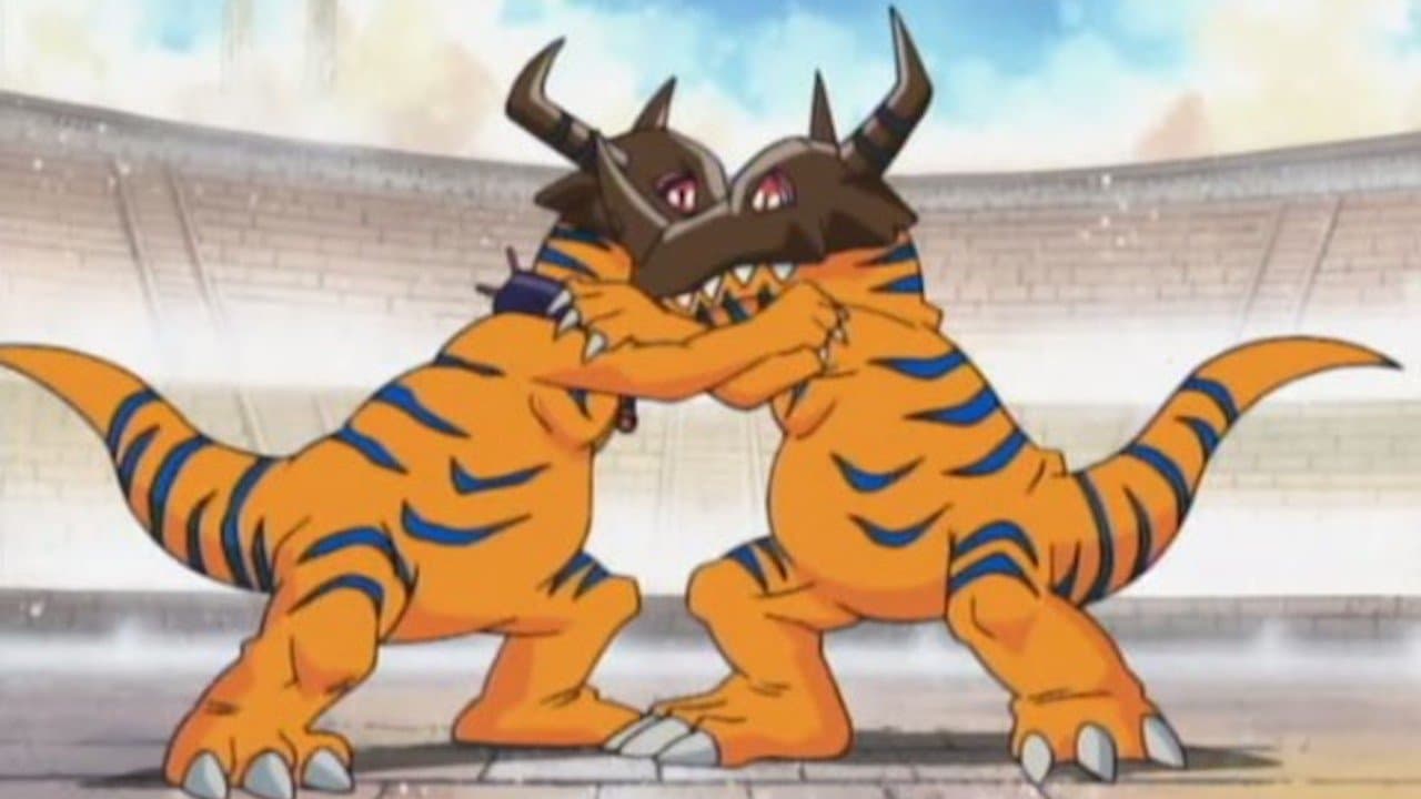 Still from The Arrival of Skullgreymon