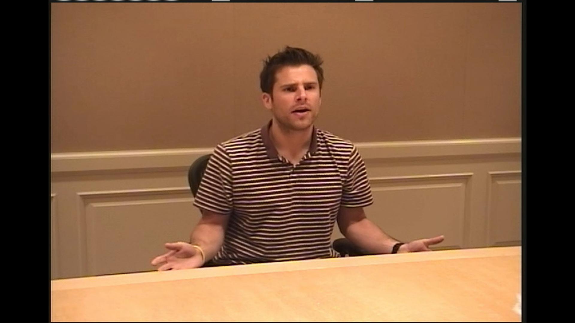 Still from James Roday's Audition Tape