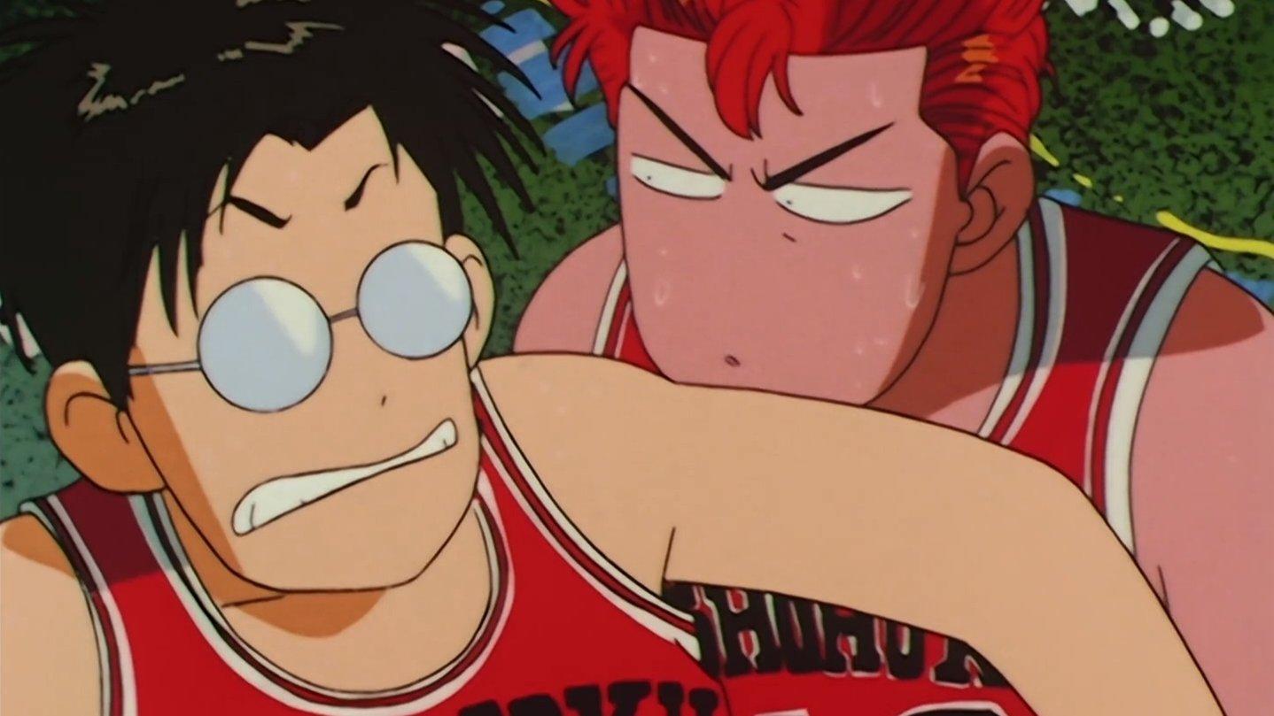 Still from Rebound King. Hanamichi Sakuragi's Agony