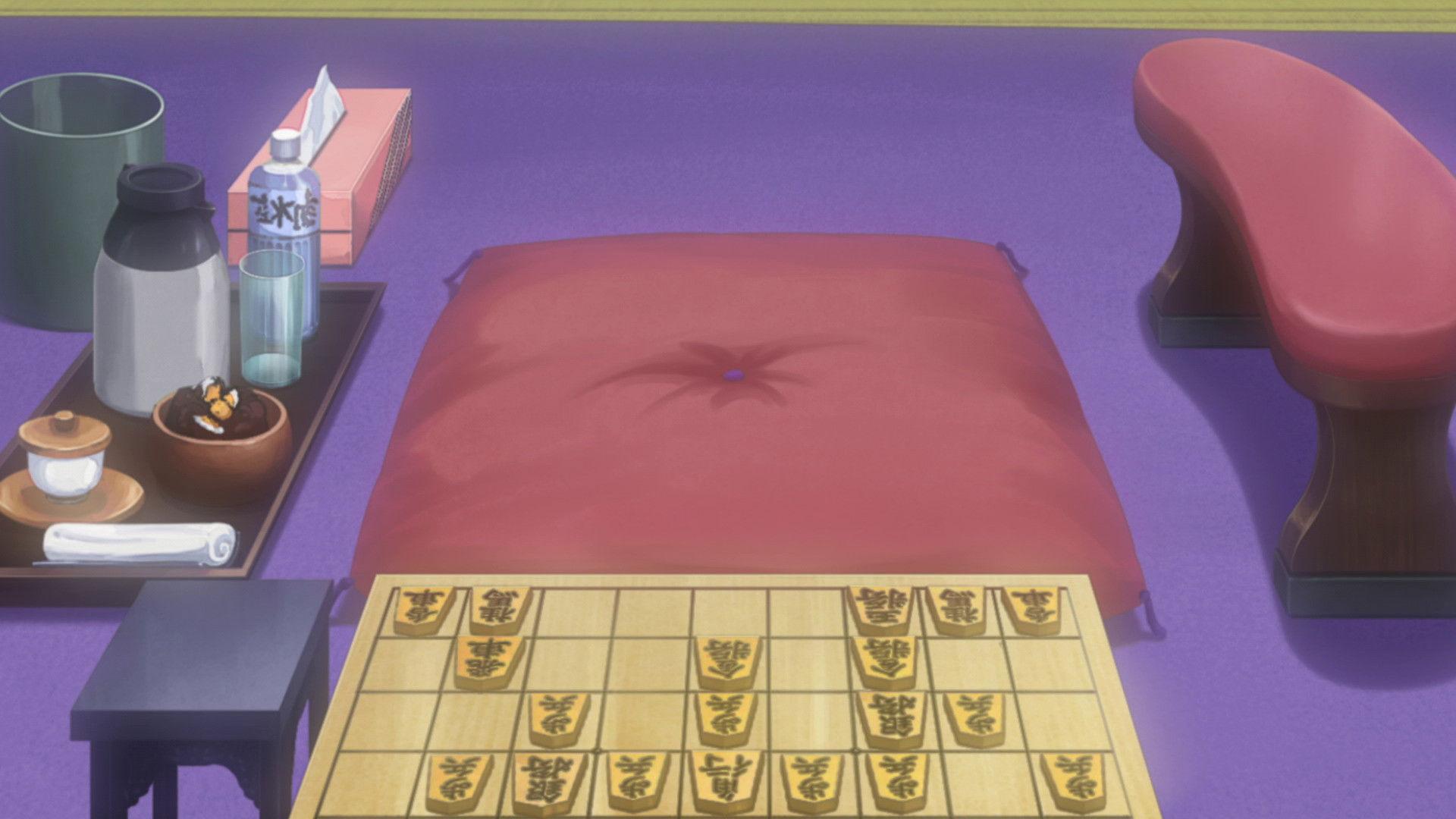 Still from Taiko Meijin's Shogi Board (Opening Move) (1)