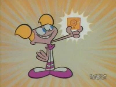 Still from Golden Diskette