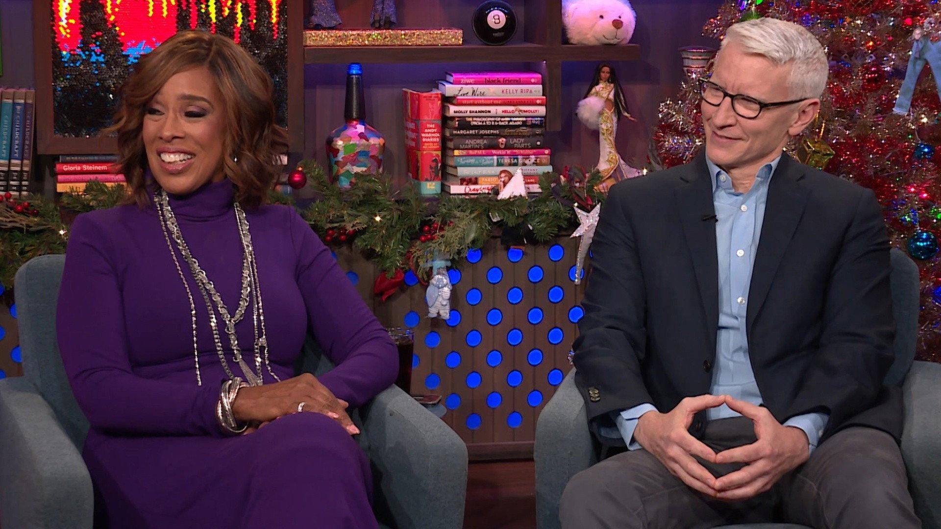 Still from Gayle King and Anderson Cooper