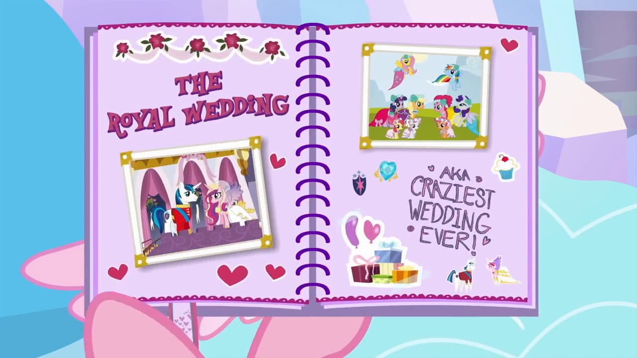 Still from Baby Flurry Heart's Heartfelt Scrapbook: The Royal Wedding