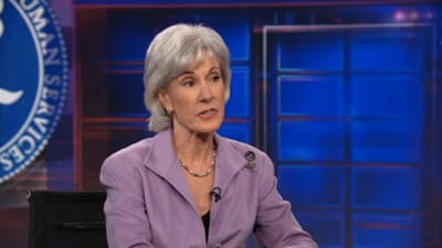 Still from Kathleen Sebelius