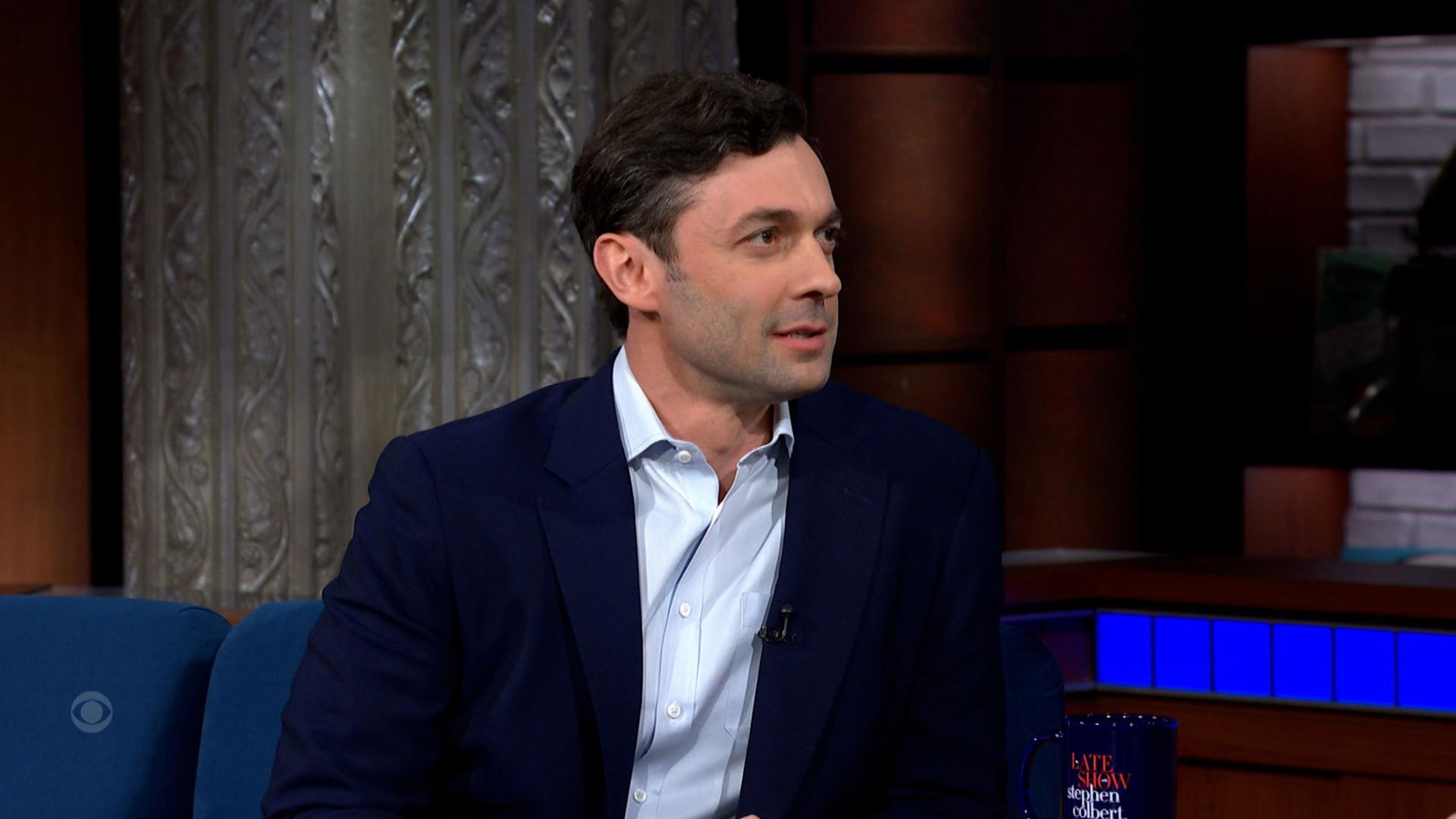 Still from Sen. Jon Ossoff, Kyle MacLachlan, Thundercat