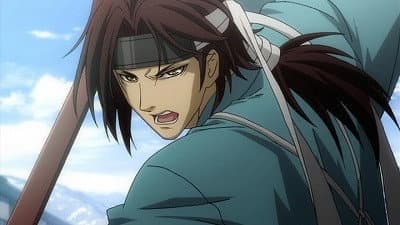 Still from The Spear That Slices the Sky (Harada)