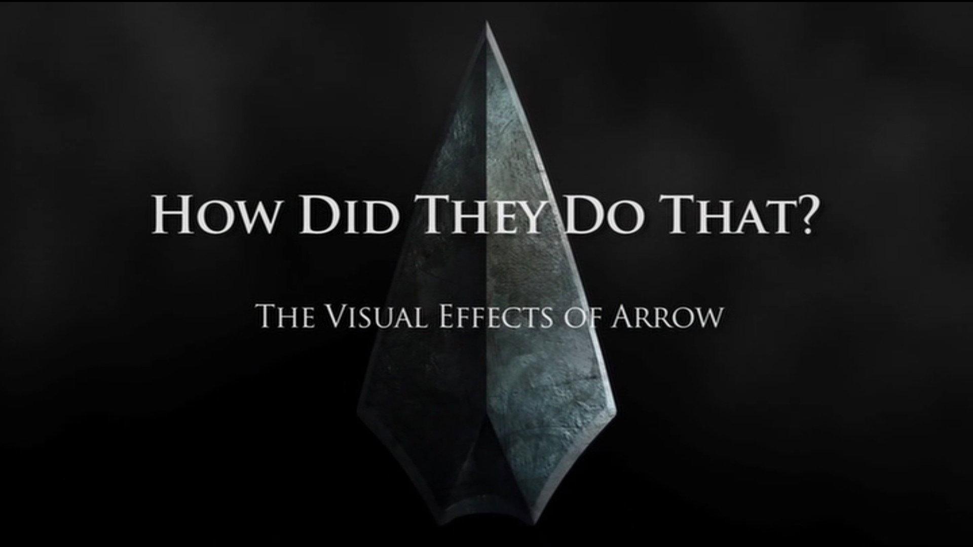 Still from How Did They Do That? The Visual Effects of Arrow