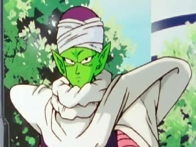 Still from The Monster Goes into Motion! Strike of the Super Namekian!