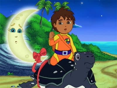 Still from Tuga Helps the Moon