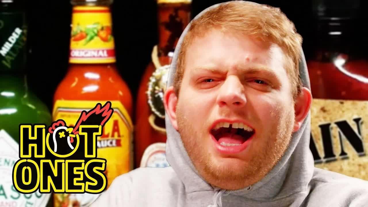 Still from Mac DeMarco Tries to Stay Chill While Eating Spicy Wings