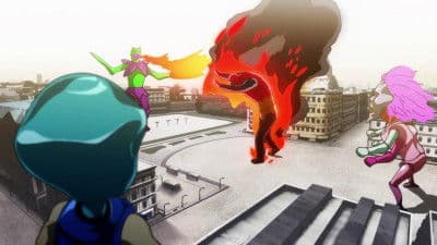 Still from Gurren Lagann Parallel Works 2-4: Big Building