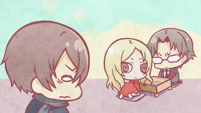 Still from Guilty Crown 4-Panel Theater - phase17-b:  yahiro saw (tryst)