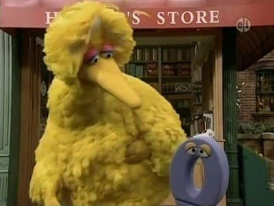Still from Big Bird Helps Zero