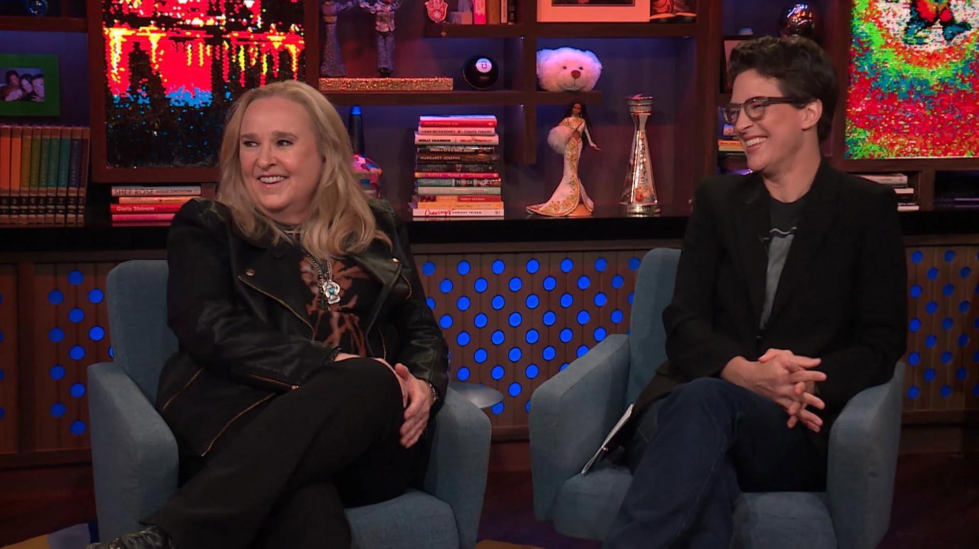 Still from Melissa Etheridge and Rachel Maddow