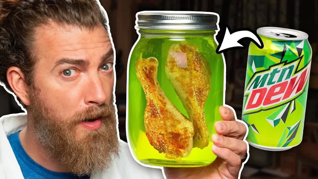 Still from Leaving Things In Mountain Dew For A Month