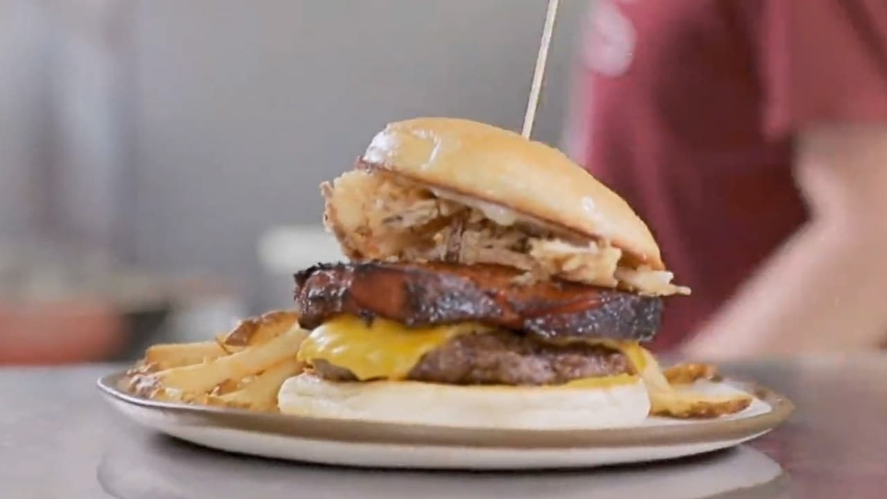 Still from Triple D Nation: Bacon, Burgers, and Pork Butt